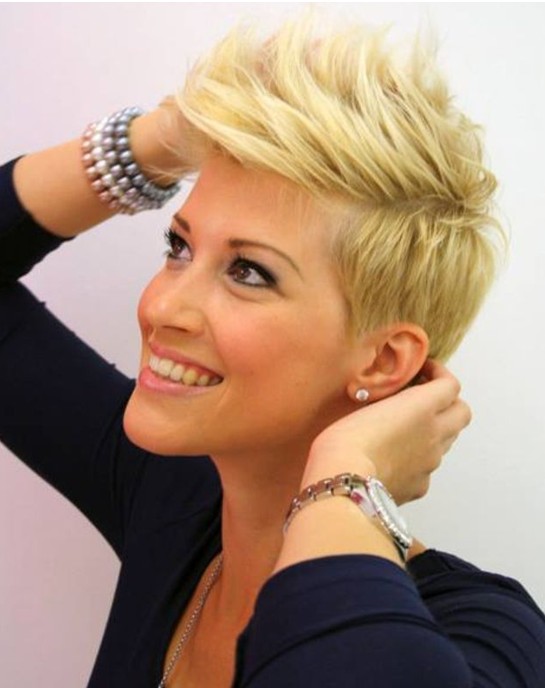 2014 Short Blonde Haircuts - Really Short Hairstyle