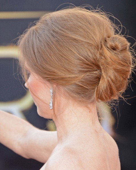 2014 Amy Adams Hairstyles: Easy Bun Updos