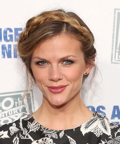 2014 Brooklyn Decker Hairstyles: Braided Updo