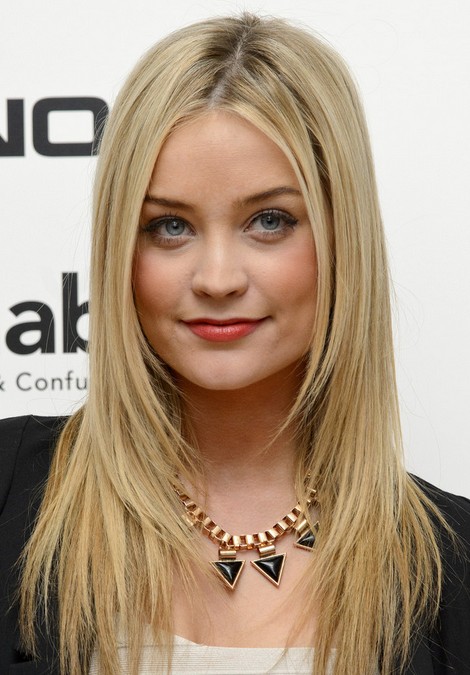 2014 Laura Whitmore Hairstyles: Layered Straight Hair