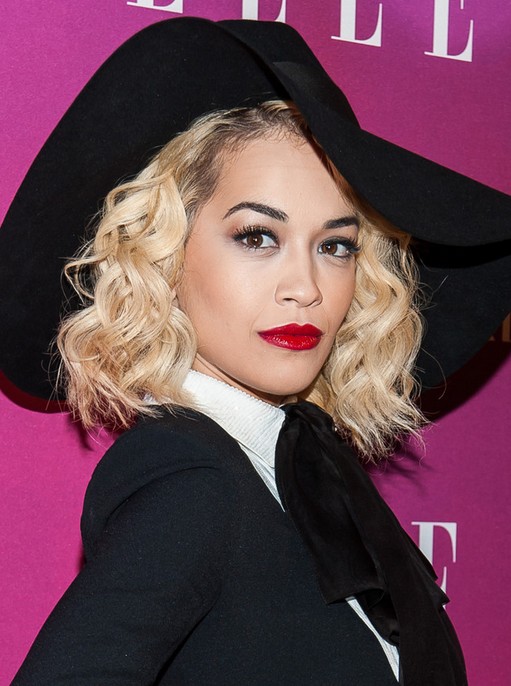 2014 Rita Ora Medium Haircuts