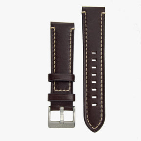 20mm/22mm Leather Strap (Brown or Black)