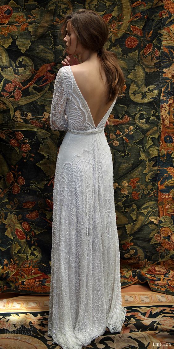 Backless Wedding Dress via