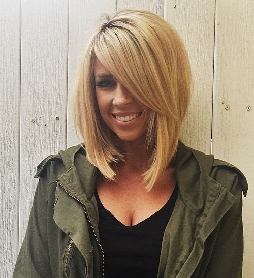 Blonde Layered Bob