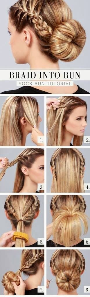 Braided Low Bun Hairstyle Tutorial