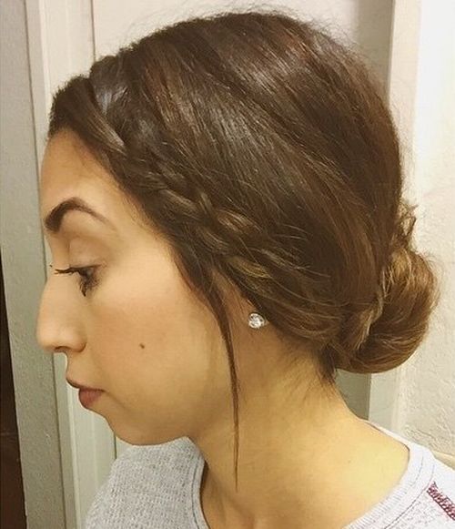 Braided Low Bun