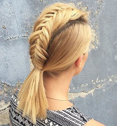 Braided Ponytail for Straight Hair