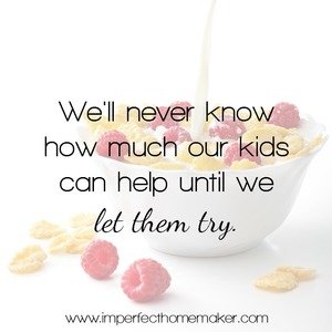 To the mom who just served cereal for supper...again | Great tips for the mom who's really struggling!