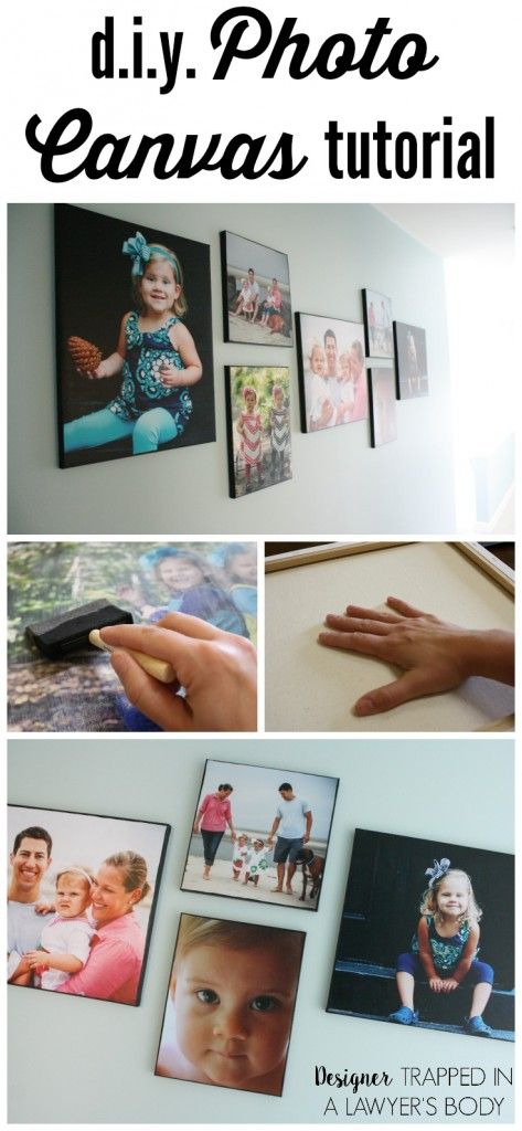 DIY Photo Canvas Tutorials