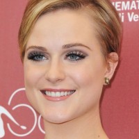 Evan Rachel Wood Short Hairstyle with Bangs: Pixie Cut