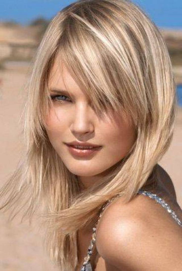 Feminine Mid-length Haircut for Thin Hair