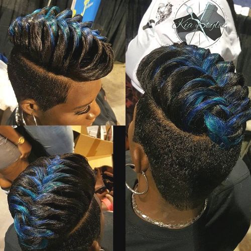 Highlighted Braided Hair