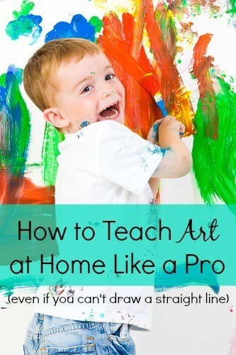 How to Teach Art at Home Like a Pro (even if you can't draw a straight line)