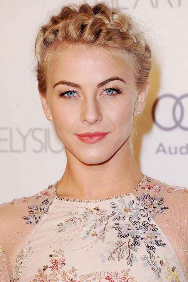 Julianne Hough Crown Braid via