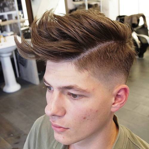 Layered Quiff Hair