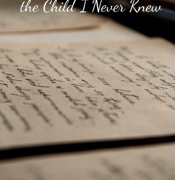 A Letter to the Child I Never Knew - One Mom's Miscarraige Story