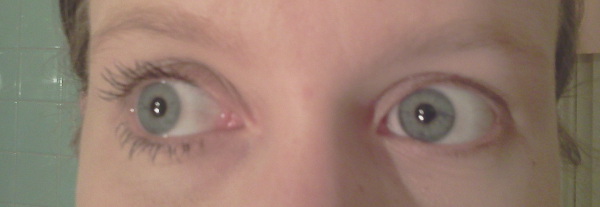 my eyes with Moodstruck 3D fiber lashes
