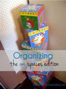 organizing for small spaces