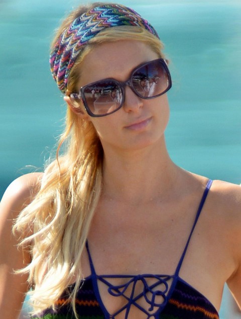 Paris Hilton Hairstyles: Sassy Ponytail