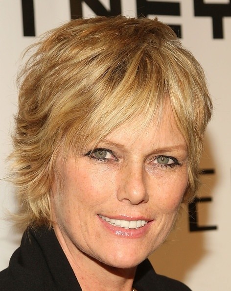 Patti Hansen Blond Layered Haircut