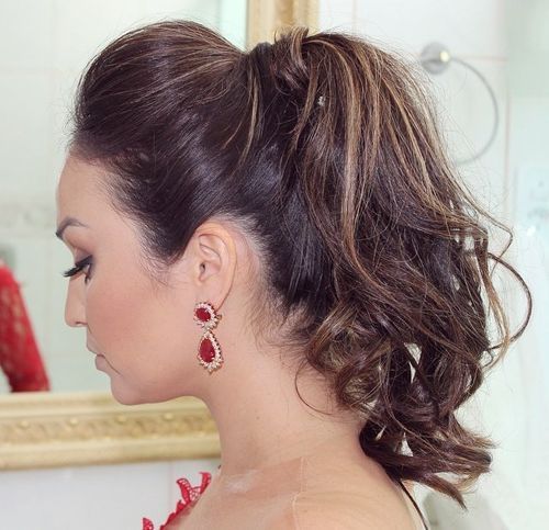 Pulled Back Ponytail