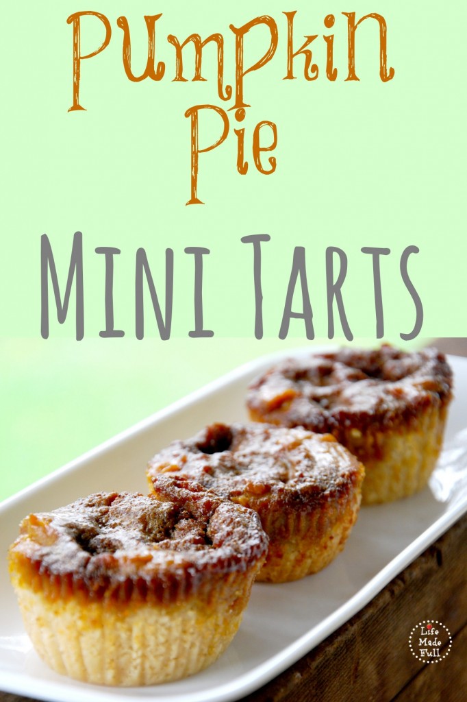 Gluten Free Pumpkin Pie Mini Tarts