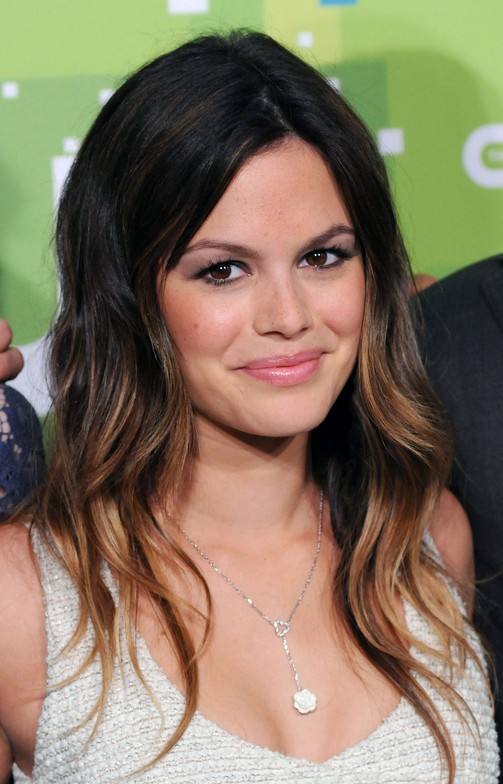 Rachel Bilson Black to Brown Ombre Hair