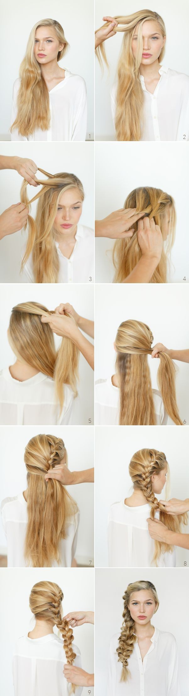 Romantic Side Braid Hairstyle Tutorial