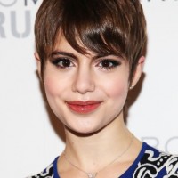 Sami Gayle Short Haircut - Sweet Pixie Cut with Side Swept Bangs