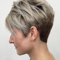 short balayage pixie haircut 2018