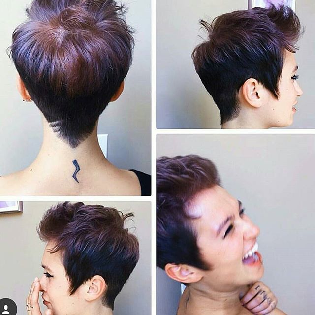 short haircut designs - spiked pixie cut