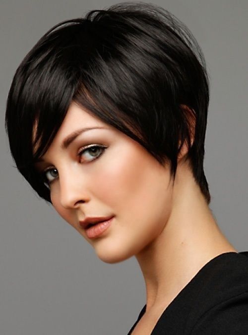 Short Hairstyle with Bangs