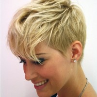 Short Layered pixie cut 2015