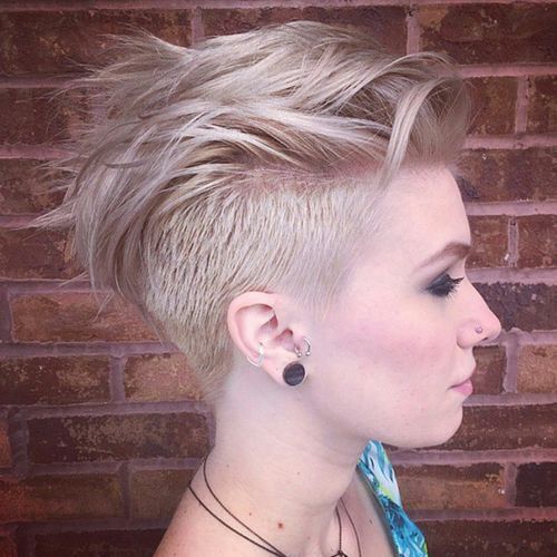 Undercut Short Hairstyle for Girls