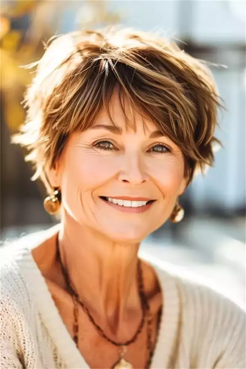 Best Short Haircuts for Women Over 60