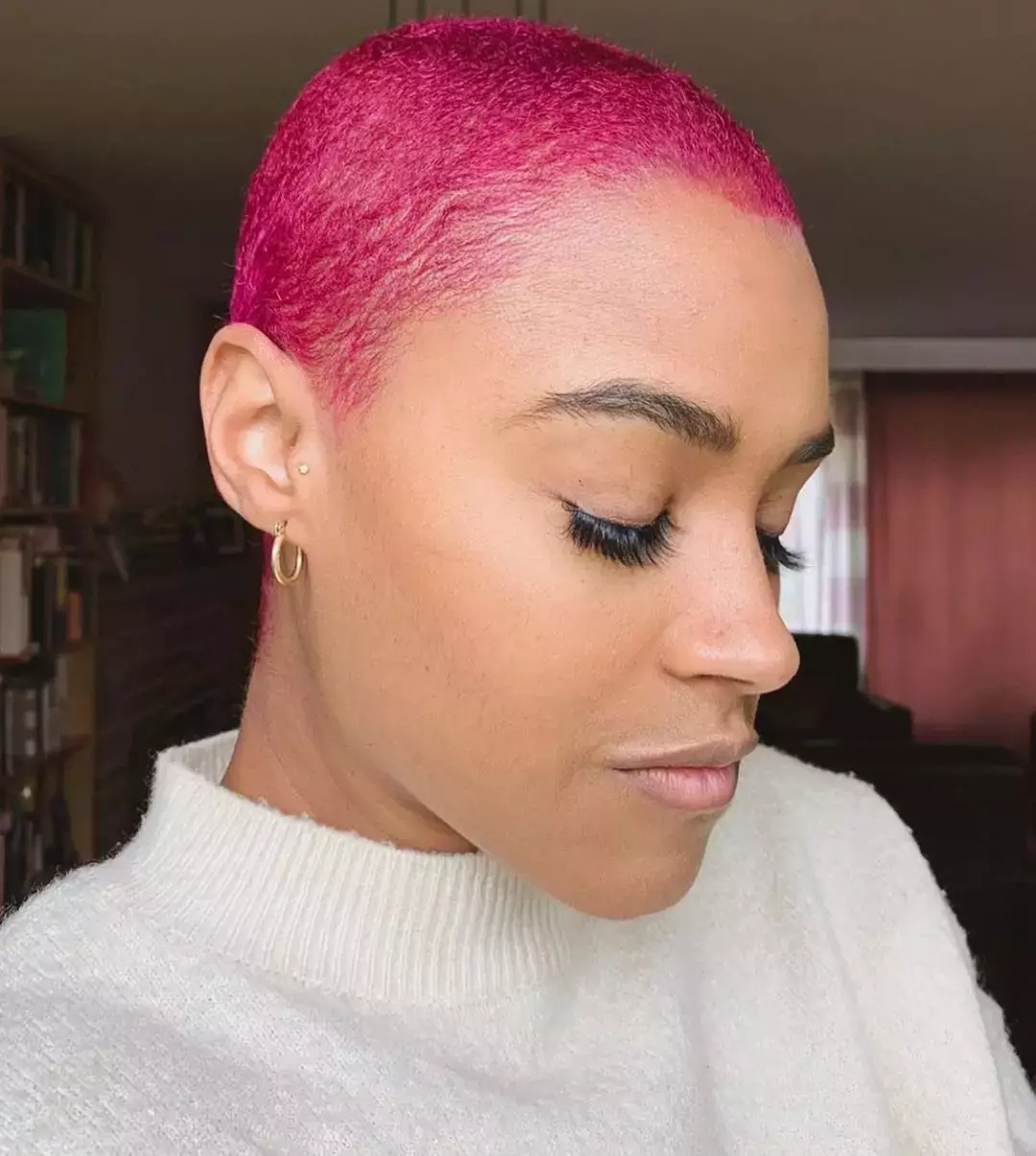 Magenta Buzz Cut