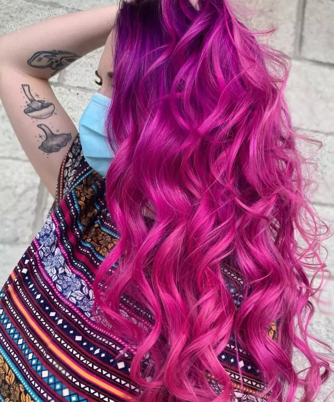 Purple to Magenta to Bubblegum Pink